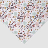 Herfst Floral Butterfly Tissuepapier (Detail)