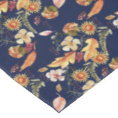 Herfst Floral Celebration Navy Tablecloth Tafelkleed (Gekanteld)