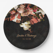 "Herfst Floral Fantasy" Papieren Bordje (Voorkant)