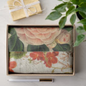 Herfst Floral Foliage Hummingbird Script Decoupage Tissuepapier (Geschenk)