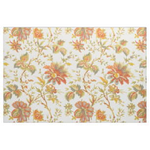  Herfst Floral laat Sinaasappel Stof