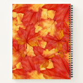 Herfst Floral Notitieboek (Achterkant)