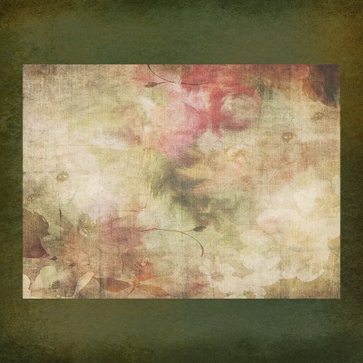 Herfst Floral-ontkoppeling Tissuepapier