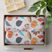 Herfst Floral Pattern Tissuepapier (Geschenk)