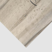 Herfst Floral Pumpkin Burnt Oranje Script Decoupag Tissuepapier (Detail)