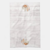 Herfst Floral Pumpkin Kitchen Towel Theedoek (Verticaal)