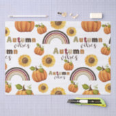  herfst Floral Pumpkin Vibes Tissuepapier (Craft)