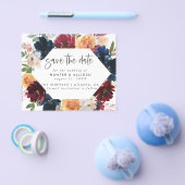 Herfst Floral Save the Date Flyer (Enkel)