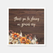 HERFST FLORAL SERVET (Voorkant)