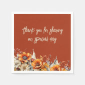 HERFST FLORAL SERVET (Voorkant)