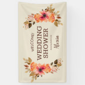 Herfst Floral Vrijgezellenfeest Backdrop Spandoek (Verticaal)