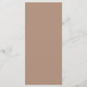 Herfst Floral Wedding Menu (Achterkant)