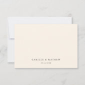 Herfst Floral Wedding RSVP Kaart (Achterkant)