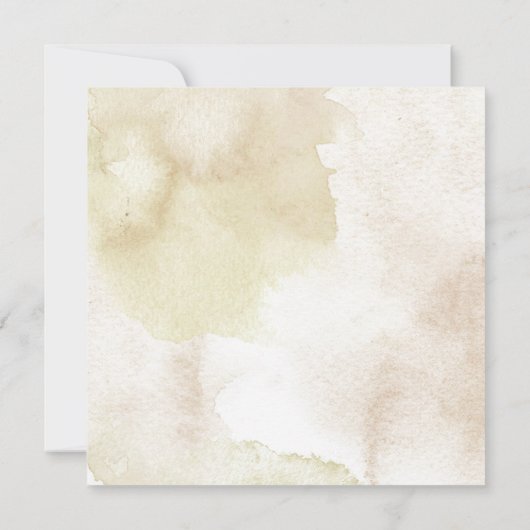 Herfst Florals Wedding Kaart (Achterkant)