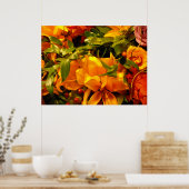 Herfst Flowers Poster (Keuken)