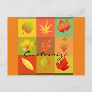 Herfst Foliage Autumn laat Thunder_Cove vallen Briefkaart