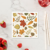 Herfst Foliage Autumn verlaat Thanksgiving Party Servetten (Insitu)