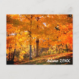 Herfst Foliage Briefkaart