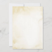 Herfst Foliage en Succulent | Tan Waterverf Kaart (Achterkant)