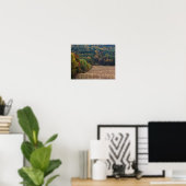 Herfst Foliage Mowed Field Orton Effect Poster (Thuiskantoor)
