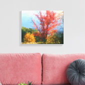 Herfst Foliage Natuur Schilderen Canvas Afdruk (Insitu (Woonkamer))