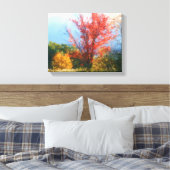 Herfst Foliage Natuur Schilderen Canvas Afdruk (Insitu (Slaapkamer))