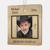 Herfst Foliage Orthodox Christelijk Funeral Keramisch Ornament (Links)