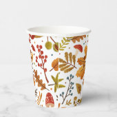 Herfst Foliage Paper Cup Papieren Bekers (Rechts)
