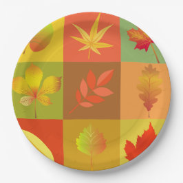 Herfst Foliage Papieren Bordje
