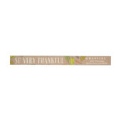 Herfst Foliage Thankful Envelope Wrap Adresetikett (Individueel)