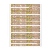 Herfst Foliage Thankful Envelope Wrap Adresetikett (Vel)