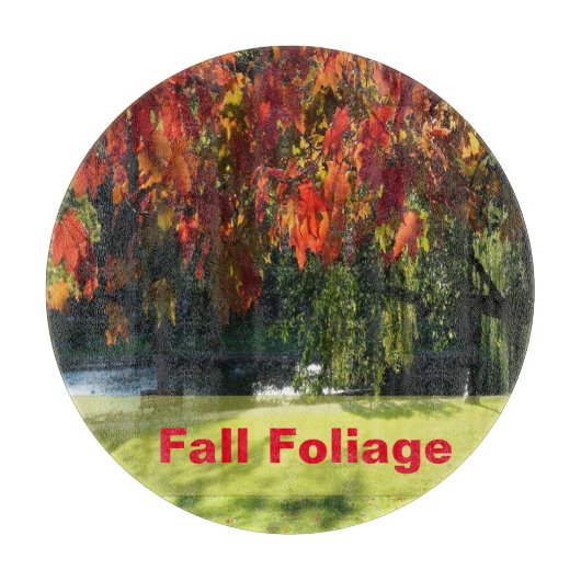 Herfst Foliage uit Boston Snijplank (Voorkant)