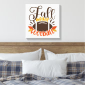 Herfst: Football Canvas Afdruk (Insitu (Slaapkamer))