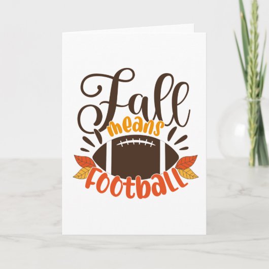 Herfst: Football Kaart (Voorkant)
