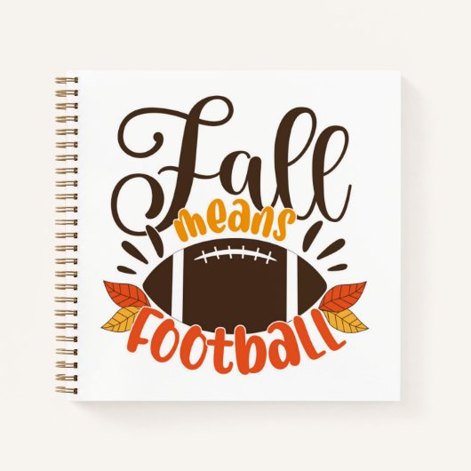 Herfst: Football Notitieboek (Voorkant)