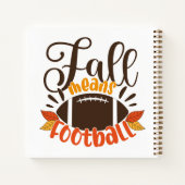 Herfst: Football Notitieboek (Achterkant)