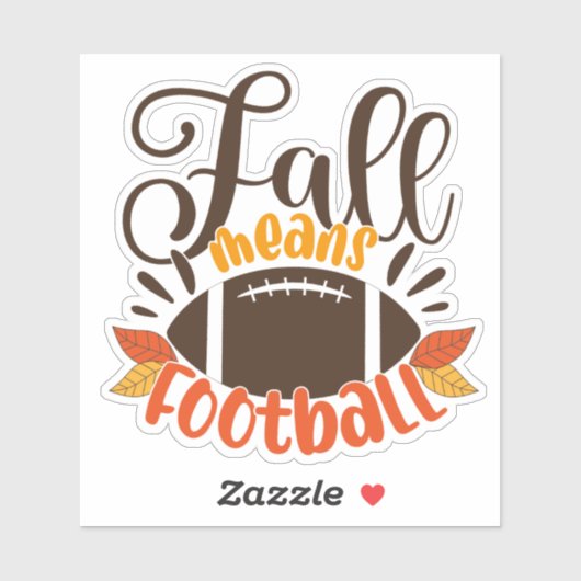 Herfst: Football Sticker (Vel)