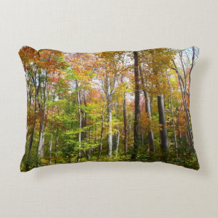 Herfst Forest I Autumn Landscape Photography Accent Kussen