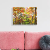Herfst Forest II Autumn Landscape Photography Canvas Afdruk (Insitu (Woonkamer))