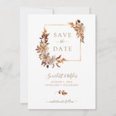 Herfst Foto Bewaar De Datum Save The Date (Voorkant)