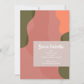 Herfst Foto Geboorteaankondigingen Feestdagenkaart (Achterkant)