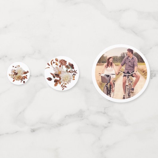 Herfst Foto Tafel Confetti (Achterkanten)