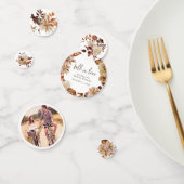 Herfst Foto Tafel Confetti (Groep)