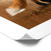 Herfst Fox Poster (Hoek)