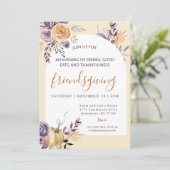 HERFST Friendsgiving Kaart (Staand voorkant)