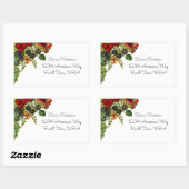 Herfst-fruitstickers Rechthoekige Sticker (Vel)