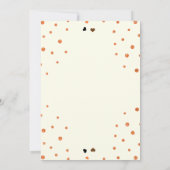 Herfst Fumpkin Kerst Diner Uitnodiging (Achterkant)