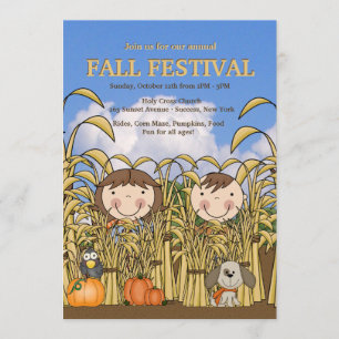 Herfst Fun Uitnodiging