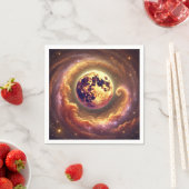 Herfst Galaxy Oogst Maan Decoupage Servetten (Insitu)