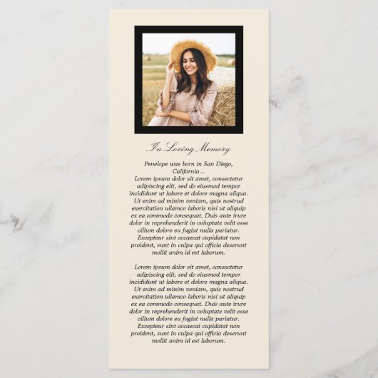 Herfst Garland - Programma voor de viering van het (Achterkant)